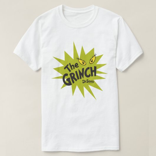 Klassieke Grinch | Groene Starburst T-shirt (Design voorkant)