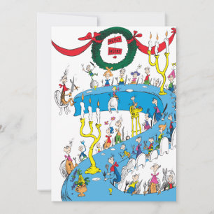 Klassieke Grinch Kerst Kerst Feestmaal Feestdagenkaart