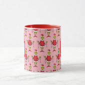Klassieke Grinch Kerst | Voeg je monogram toe Mok (Midden)