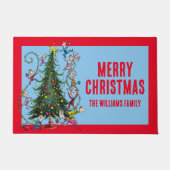 Klassieke Grinch | Kerstboom Deurmat (Voorkant)