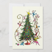 Klassieke Grinch | Kerstboom Kerst Foto Feestdagenkaart (Voorkant)