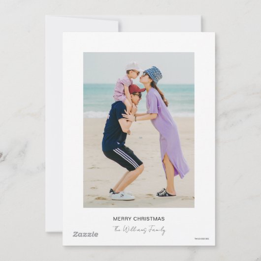 Klassieke Grinch | Kerstboom Kerst Foto Feestdagenkaart (Achterkant)