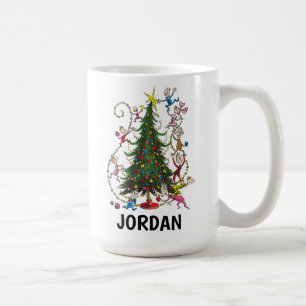 Klassieke Grinch Kerstboom - Op maat Koffiemok