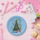 Klassieke Grinch | Kerstboom Papieren Bordje (Feest)