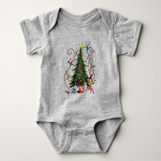 Klassieke Grinch | Kerstboom Romper (Voorkant)