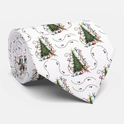 Klassieke Grinch | Kerstboom Stropdas (Opgerold)