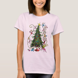 Klassieke Grinch Kerstboom T-shirt