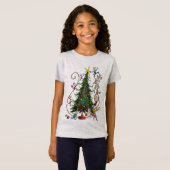 Klassieke Grinch | Kerstboom T-shirt (Voorkant volledig)