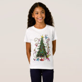 Klassieke Grinch | Kerstboom T-shirt (Voorkant volledig)
