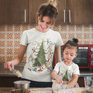 Klassieke Grinch | Kerstboom Tri-Blend Shirt