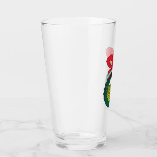 Klassieke Grinch | Kerstkrans Glas (Rechts)