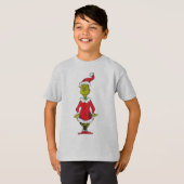Klassieke Grinch | Kerstman T-shirt (Voorkant volledig)