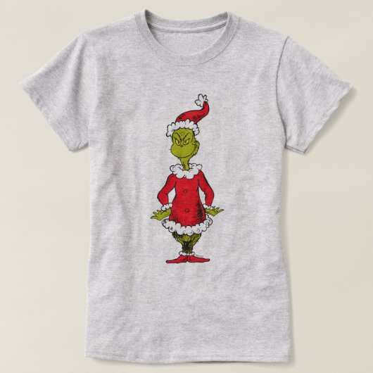 Klassieke Grinch | Kerstman T-shirt (Design voorkant)