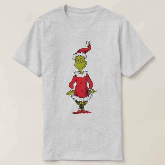 Klassieke Grinch | Kerstman T-shirt (Design voorkant)