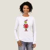 Klassieke Grinch | Kerstman Tri-Blend Shirt (Voorkant)