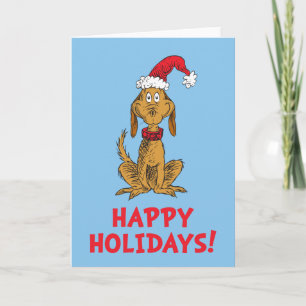 Klassieke Grinch   Max - Kerstman Hoed Feestdagen Kaart