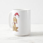 Klassieke Grinch | Max - Kerstman Hoed Koffiemok (Voorkant links)