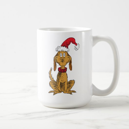 Klassieke Grinch | Max - Kerstman Hoed Koffiemok (Rechts)