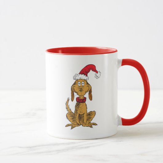 Klassieke Grinch | Max - Kerstman Hoed Mok (Rechts)