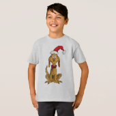 Klassieke Grinch | Max - Kerstman Hoed T-shirt (Voorkant volledig)