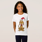 Klassieke Grinch | Max - Kerstman Hoed T-shirt (Voorkant volledig)