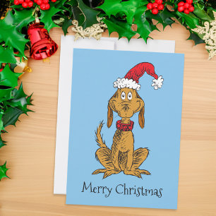 Klassieke Grinch   Max - Kerstmannenhoed Feestdagenkaart