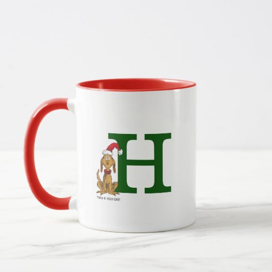 Klassieke Grinch Max | Monogram H Mok (Links)