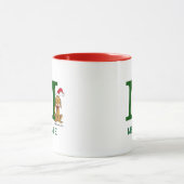 Klassieke Grinch Max | Naam & Monogram M Mok (Midden)