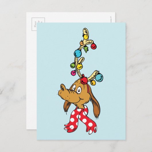 Klassieke Grinch | Max - Prettige feestdagen (Voorkant / Achterkant)