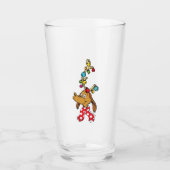 Klassieke Grinch | Max - Prettige feestdagen Glas (Voorkant)