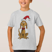 Klassieke Grinch | Max - Santa Hat T-shirt (Voorkant)
