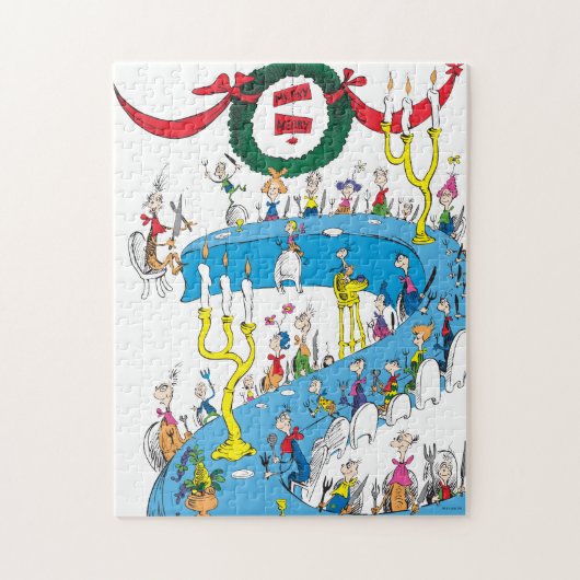 Klassieke Grinch | Merry Merry Feest Legpuzzel (Verticaal)