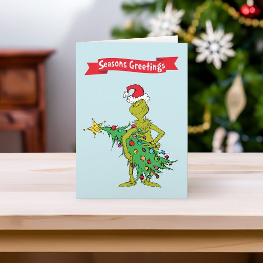 Klassieke Grinch | Naughty Feestdagen Kaart