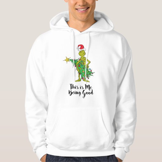 Klassieke Grinch | Naughty Hoodie (Voorkant)