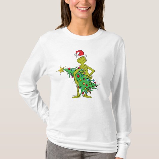 Klassieke Grinch | Naughty T-shirt (Voorkant)