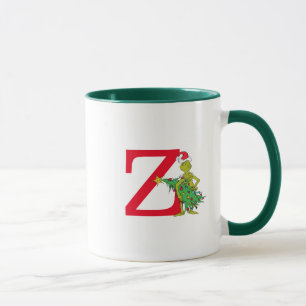 Klassieke Grinch   Ondeugend Monogram Z Mok