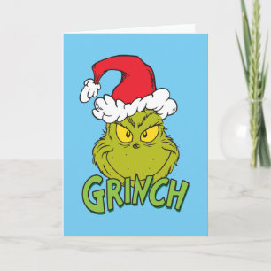 Klassieke Grinch   Ondeugend of Nice Feestdagen Kaart