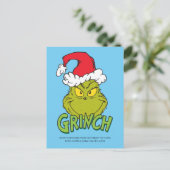 Klassieke Grinch | Ondeugend of Nice Feestdagenkaart (Staand voorkant)