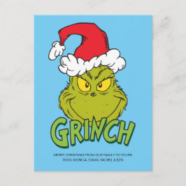 Klassieke Grinch | Ondeugend of Nice Feestdagenkaart