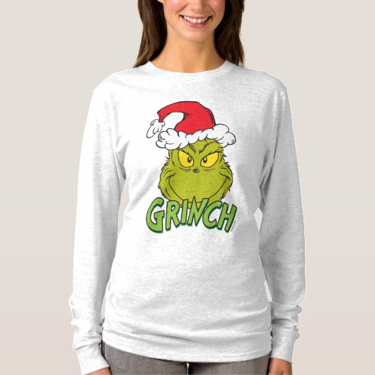 Klassieke Grinch | Ondeugend of Nice T-shirt (Voorkant)