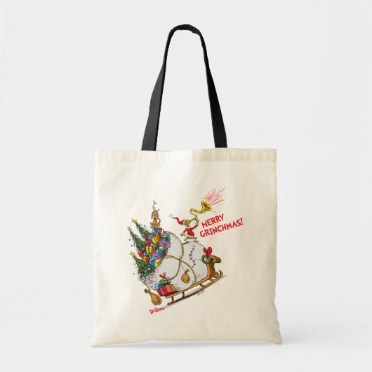 Klassieke Grinch | Prettig Grinchfeest! Tote Bag (Voorkant)