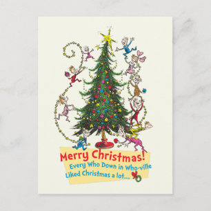 Klassieke Grinch   Prettig Kerstfeest! Feestdagenkaart