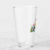 Klassieke Grinch | Prettig Kerstfeest Glas (Rechts)
