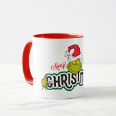 Klassieke Grinch | Prettig Kerstfeest Mok (Voorkant links)