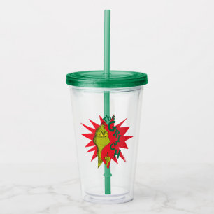 Klassieke Grinch   Red Starburst Acryl Drinkbeker