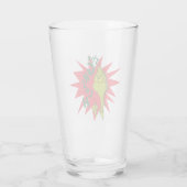 Klassieke Grinch | Rode Starburst Glas (Achterkant)