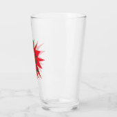 Klassieke Grinch | Rode Sterrenstroomstoot Glas (Links)