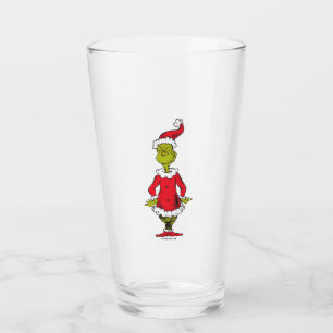 Klassieke Grinch   Santa Claus Glas
