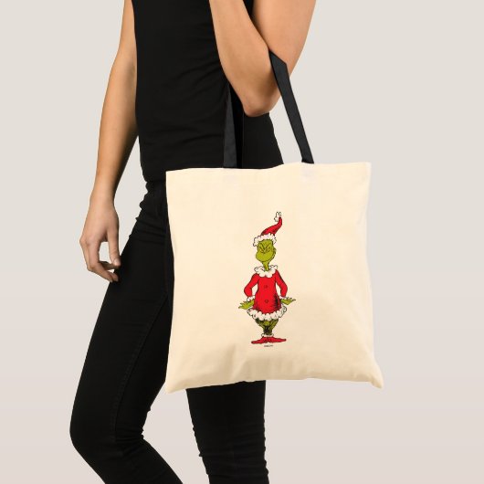 Klassieke Grinch | Santa Claus Tote Bag (Voorkant (product))