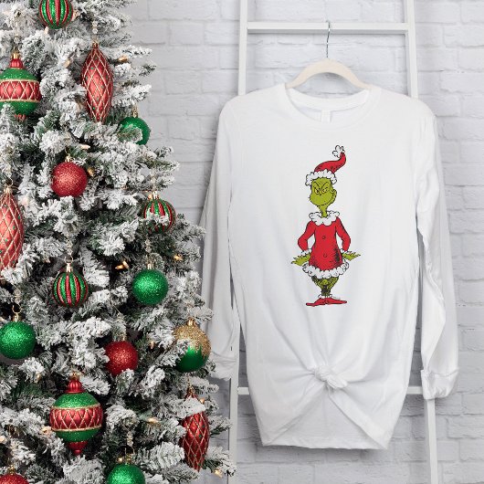 Klassieke Grinch | Santa Claus Tri-Blend Shirt